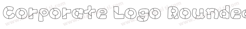 Corporate Logo Rounded ver2 Bd字体转换